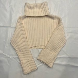 Cream color turtle neck